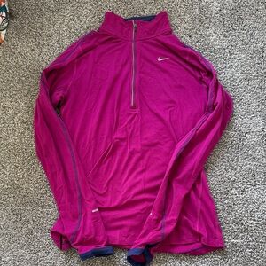Nike Fuchsia Half-Zip Pullover